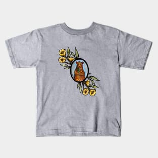 Floral bear Kids T-Shirt